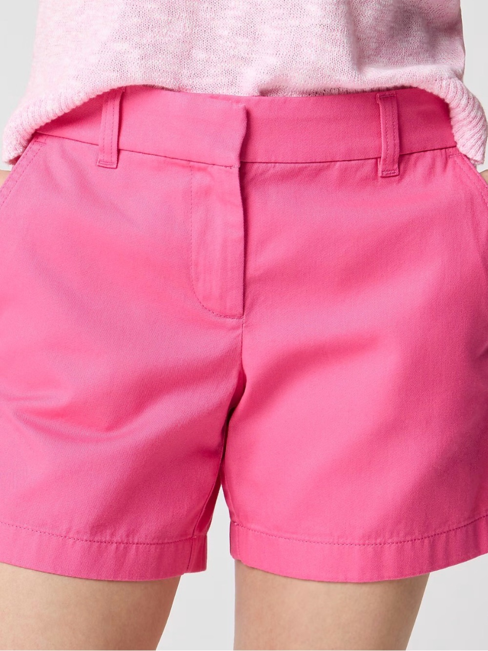 J. Crew Hot Pink Chino Bermuda Shorts